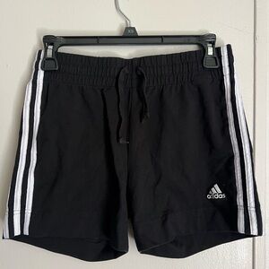 Black adidas shorts